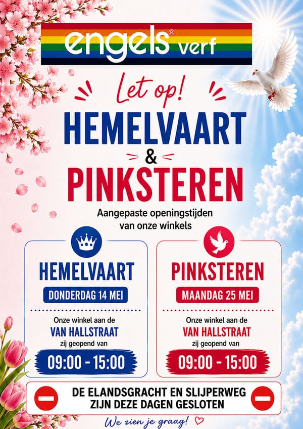 2026 p en h engels verf openingstijden